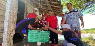Panen Ikan Nila Bersama Petani Tambak, Agung Satria: Ikannya Bagus dan Segar
