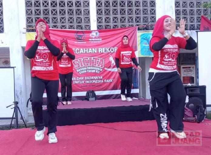 PDI Perjuangan Kota Pekalongan Ikut Ramaikan Pemecahan Rekor MURI Sicita