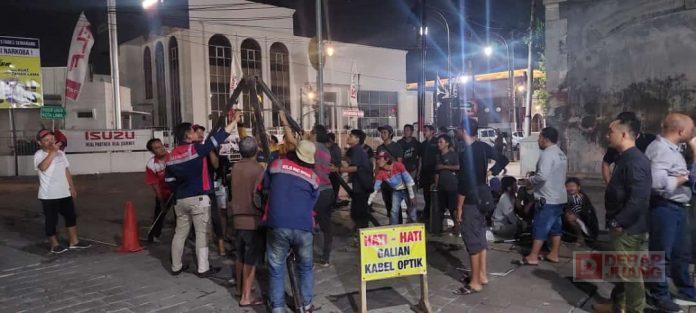 Respon Masukan Masyarakat, Mas Hendi Turunkan Kabel di Kota Lama