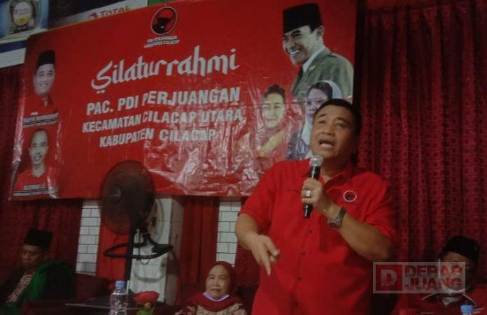 Silaturahmi PDI Perjuangan Cilacap Utara, Taufik PDI Perjuangan Harus Dimenangkan