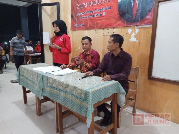 Sumar Rosul Gelar Reses, Sekaligus Penguatan Mesin Partai