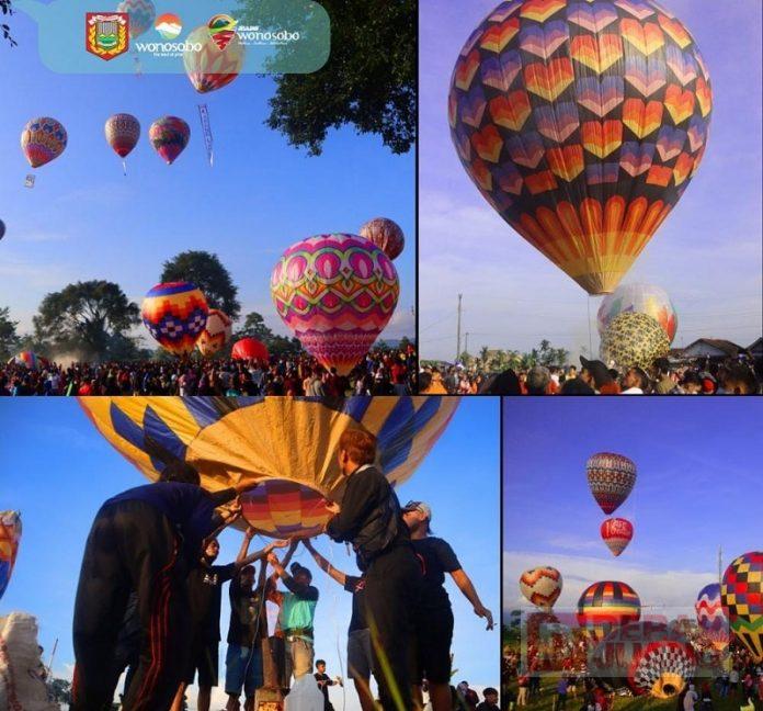 Terbangkan 8 Balon, Bupati Afif Balon Ditambatkan dan Tidak Terbang Bebas