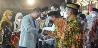 Sunarna Kukuhkan Pengurus Wankes Kecamatan Periode 2021-2026