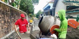 Bantu Pembangunan Talud, Anton Action Terjun Ke Masyarakat