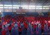 DPC Kota Magelang Gelar Senam Sicita di GOR Samapta