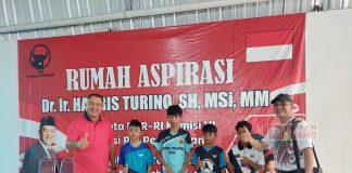 Kembangkan Atlet, Harris Turino Gelar Turnamen Tenis Meja