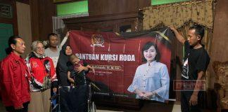 Aris Widodo Sampaikan Bantuan Kursi Roda dari Mbak Casytha