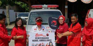 Beri Bantuan Mobil Ambulan, Evita Tepati Janji Kepada DPC Grobogan