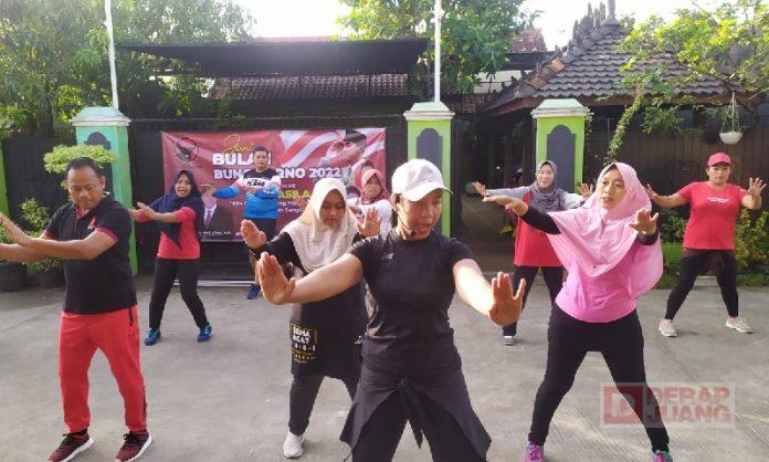 Bulan Bung Karno, Saiful Hadi Semarakkan Senam Indonesia Cinta Tanah Air