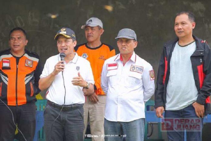 Bupati Afif Buka Kompetisi Sepakbola Liga 1 dan Liga 2 Askab PSSI Wonosobo (3)