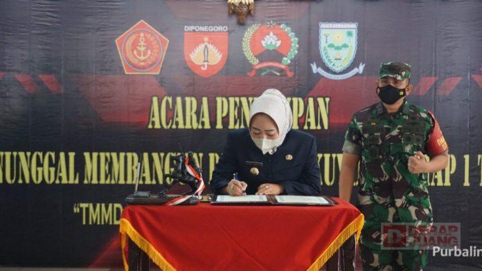 Bupati Tiwi Minta Hasil TMMD Dijaga dan Dipelihara Masyarakat