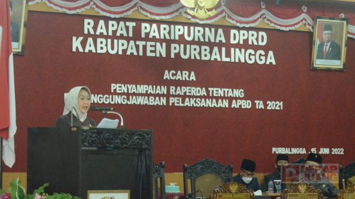 Bupati Tiwi Temuan BPK Berkurang, Pengelolaan Keuangan di Kab. Purbalingga Semakin Baik