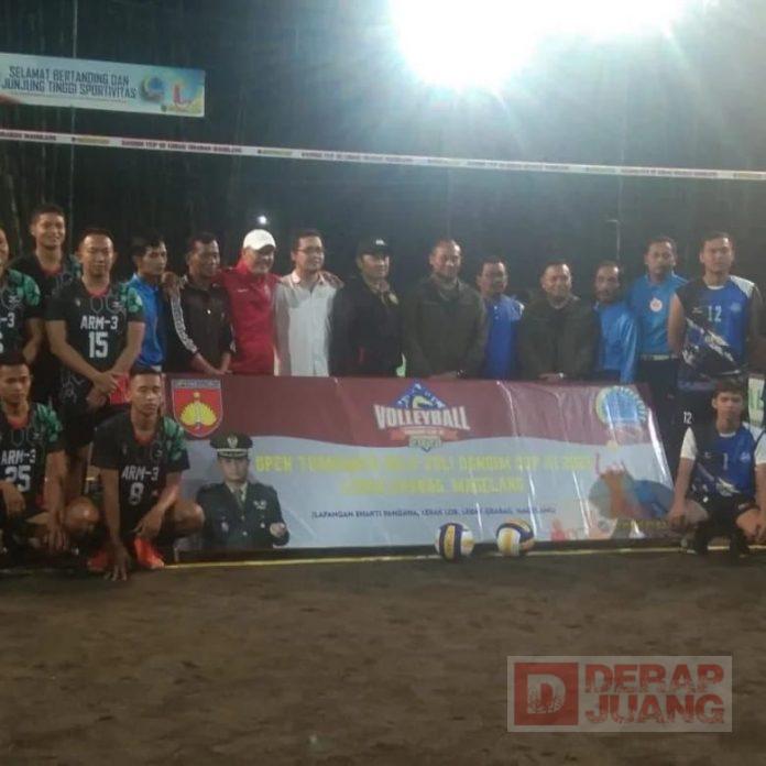 Grengseng Pamuji Hadiri Open Turnamen Bola Voli Dandim CUP III