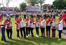 HUT Bhayangkara ke-76, Bung Dance Ikuti Senam Bersama