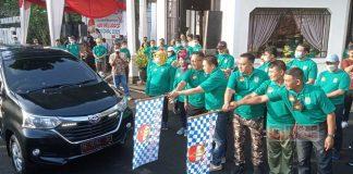 Hadiri Jalan Sehat, Bung Dance Luncurkan Mobil URC PMK