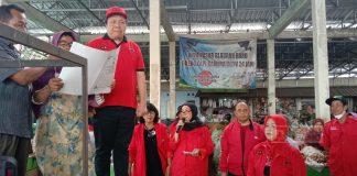 Kader Banteng Salatiga Peringati Harlah Pancasila di Pasar Blauran