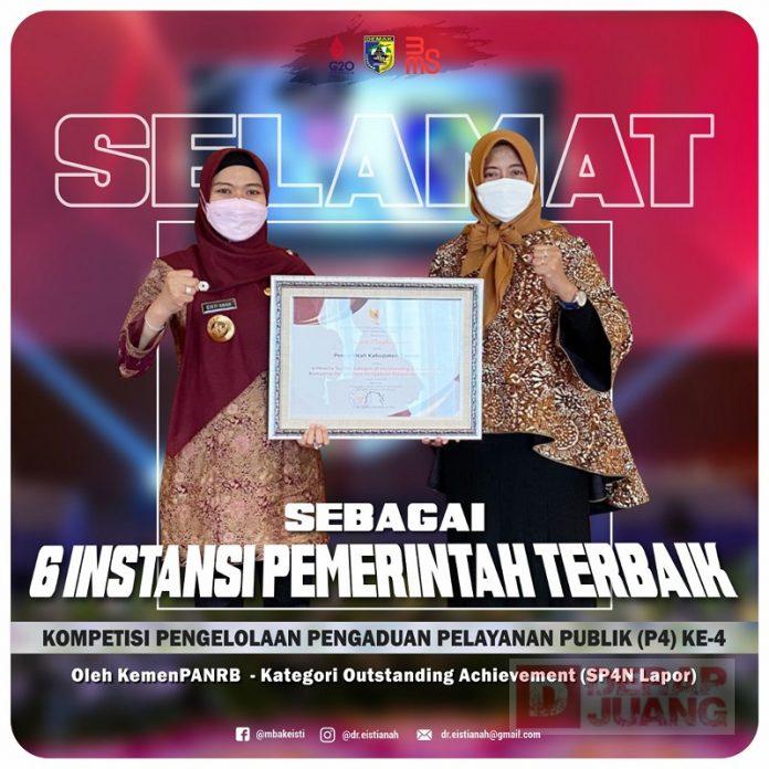 Mbak Eisti Prestasi SP4N Lapor Adalah Buah Gotong Royong Bersama