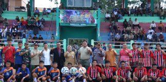 Mbak Etik Buka Liga Santri PSSI Piala Kasad 2022 Blora