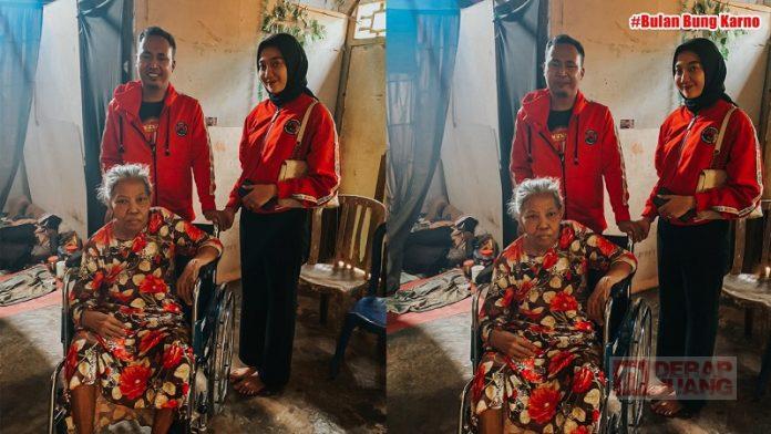 Momentum Bulan Bung Karno, Bobby Serahkan Bantuan Kursi Roda