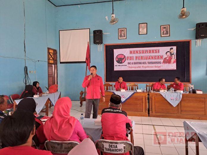 PAC dan Ranting Tambakromo Pati Gelar Rapat Konsolidasi