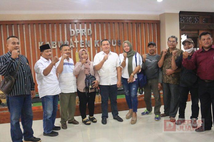 Sampaikan Aspirasi Pedagang, LSM LePAsP Datangi Ketua DPRD Kudus