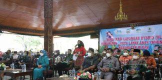 Wabup Etik Ikuti Giat Verifikasi Kabupaten Layak Anak