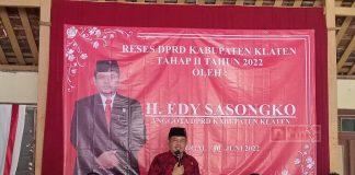 Gelar Reses, Edy Sasongko Ajak Masyarakat Memaknai Pancasila