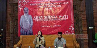 Arry Shinta Wati Gelar Reses di Desa Canan
