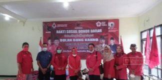 DPC Kota Magelang Gelar Donor Darah di Bulan Bung Karno