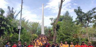 Baguna Kota Magelang Gelar Pembersihan Area Gunung Tidar