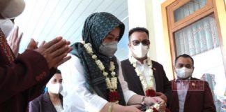 Sri Mulyani Hadiri Pelantikan PPNI dan Resmikan Gedung KNC