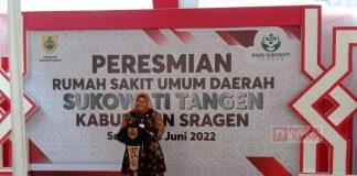 Resmikan RSUD Tangen, Mbak Yuni: Berikan Pelayanan Terbaik