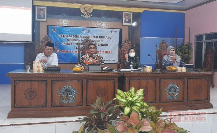 Andang Berikan Motovasi Kesehatan Remaja pada Siswa Sekolah