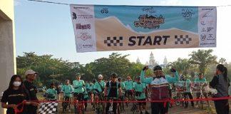 Anniversary ke-6, Andang Gowes Bersama Komunitas Sepeda Lipat Pati Raya