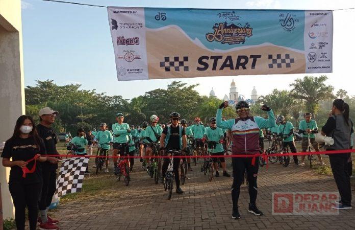 Anniversary ke-6, Andang Gowes Bersama Komunitas Sepeda Lipat Pati Raya