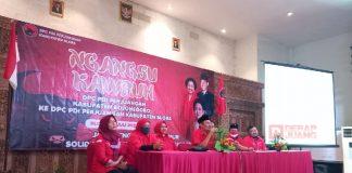 DPC PDI Perjuangan Blora Jadi Tuan Rumah “Ngangsu Kawruh”