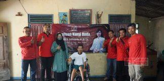 David Salurkan Bantuan Kursi Roda dari Mbak Casytha