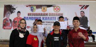 Kejurda Karate, Wujud Komitmen Kader Banteng Kota Wali Tumbuhkan Bibit Unggul