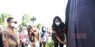 Mas Hendi dan Tia Resmikan Monumen Swasti Saba Wistara di Kota Semarang