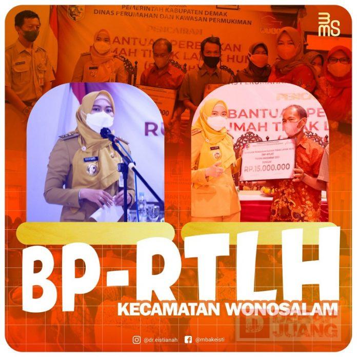 Mbak Eisti Bagikan 86 BP-RTLH Kepada Masyarakat Wonosalam
