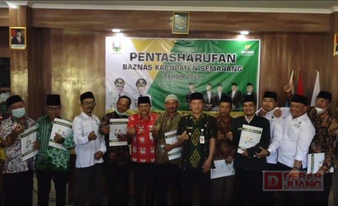 Ngesti Nugraha Hadiri Pentasharufan Baznas Kabupaten Semarang 2022