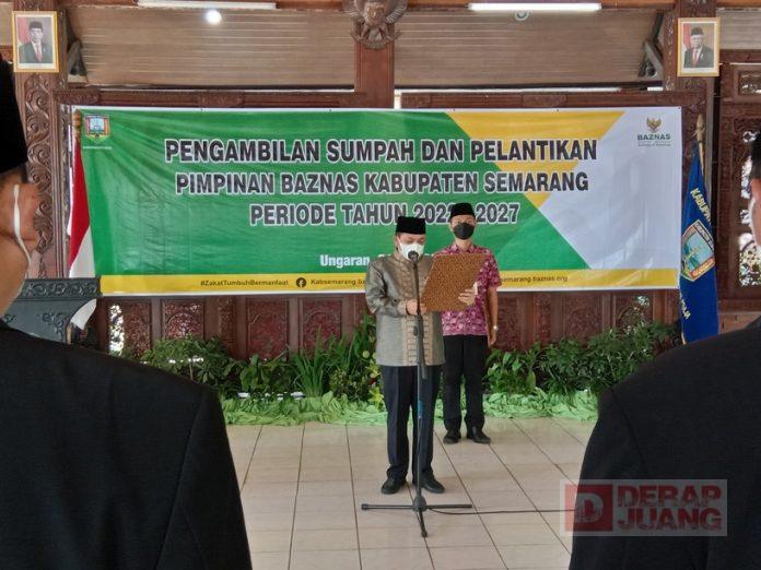 Ngesti Nugraha Peran Baznas Sangat Penting Untuk Kemajuan Kabupaten Semarang