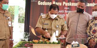 Ngesti Nugraha Resmikan Gedung Baru UPTD Puskesmas Jambu