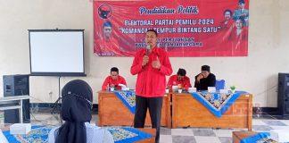 PDI Perjuangan Banjarnegara Gelar Pendidikan Politik KomandanTe Bintang Satu