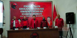 PDI Perjuangan Salatiga Gelar Sosialisasi KomandanTe Bintang Dua di Kec. Argomulyo