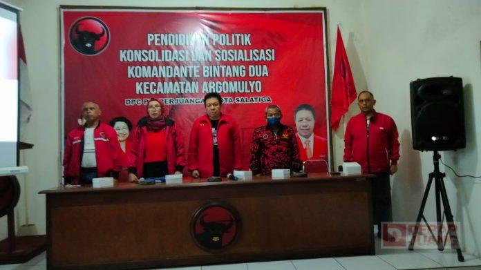 PDI Perjuangan Salatiga Gelar Sosialisasi KomandanTe Bintang Dua di Kec. Argomulyo
