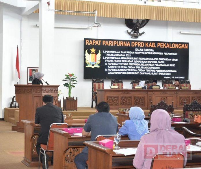 Paripurna, Legislator PDI Perjuangan Harap Pemkab Pekalongan Prioritaskan Kemaslahatan Bersama