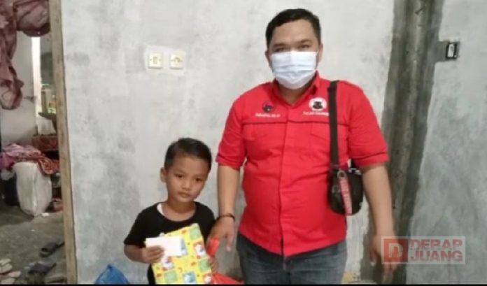 Ranting PDI Perjuangan Pamijen Berikan Santunan Anak Yatim