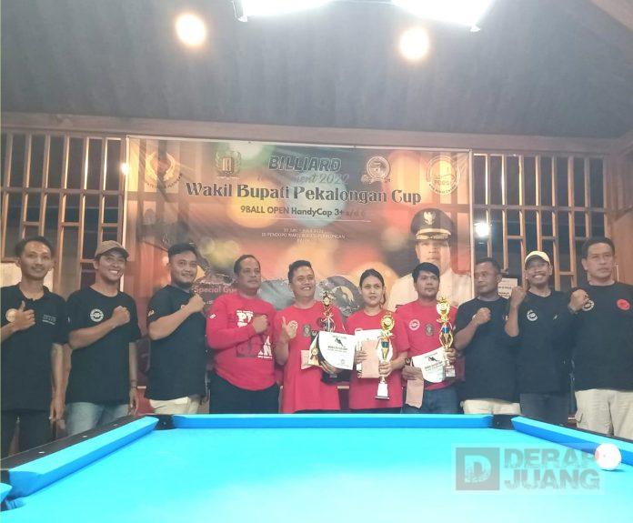 Riswadi Tutup Turnamen Billiard Wakil Bupati Cup 2022