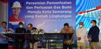 Tuntaskan Alih Bahan Bakar BRT ke Gas, Mas Hendi Resmikan SPBG